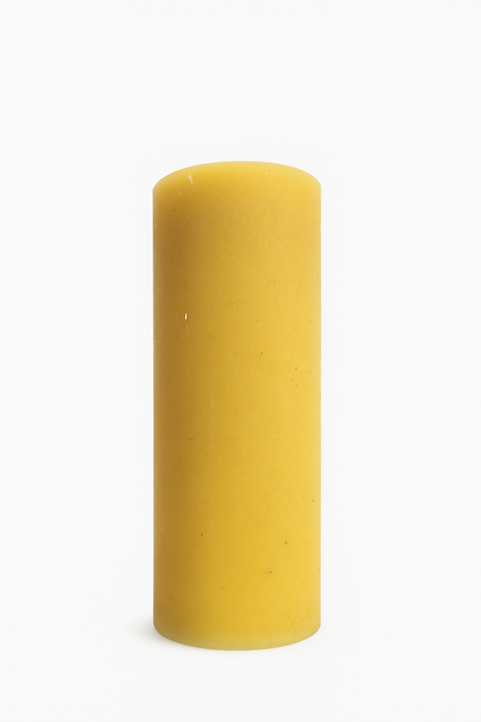 Medium Beeswax Pillar Candle